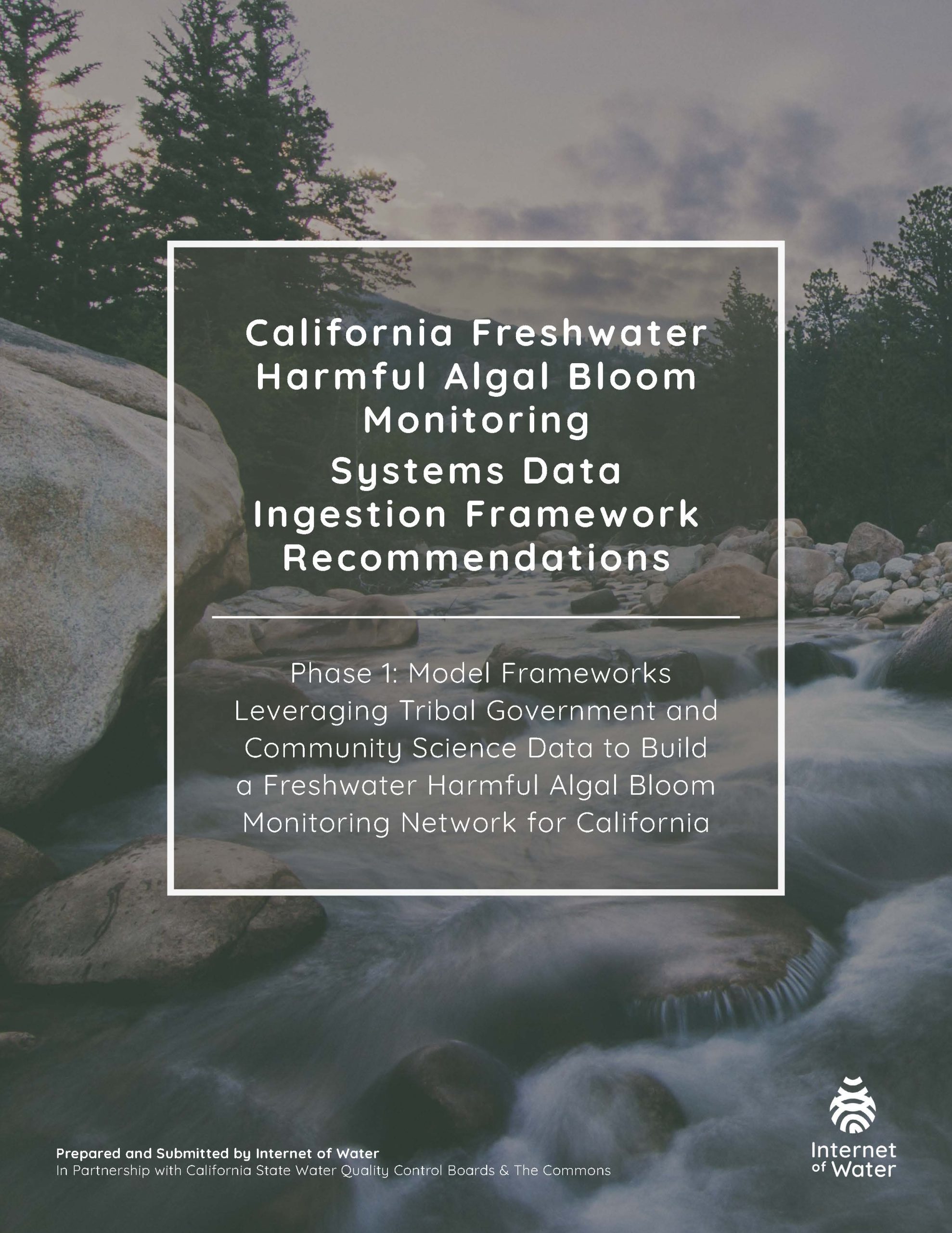 California Freshwater Harmful Algal Bloom Monitoring Systems Data Ingestion Framework and Recommendations