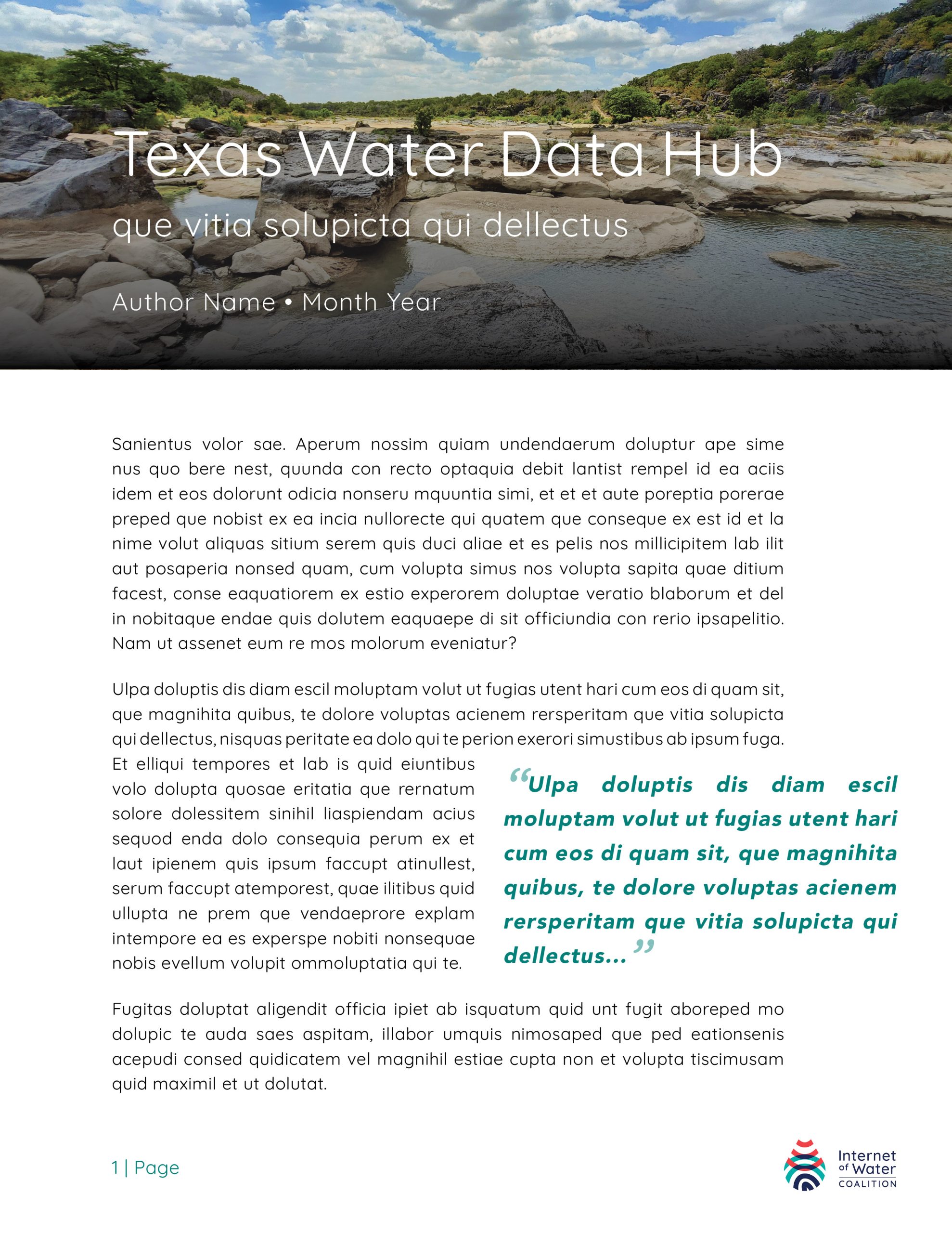Texas Water Data Hub Blog