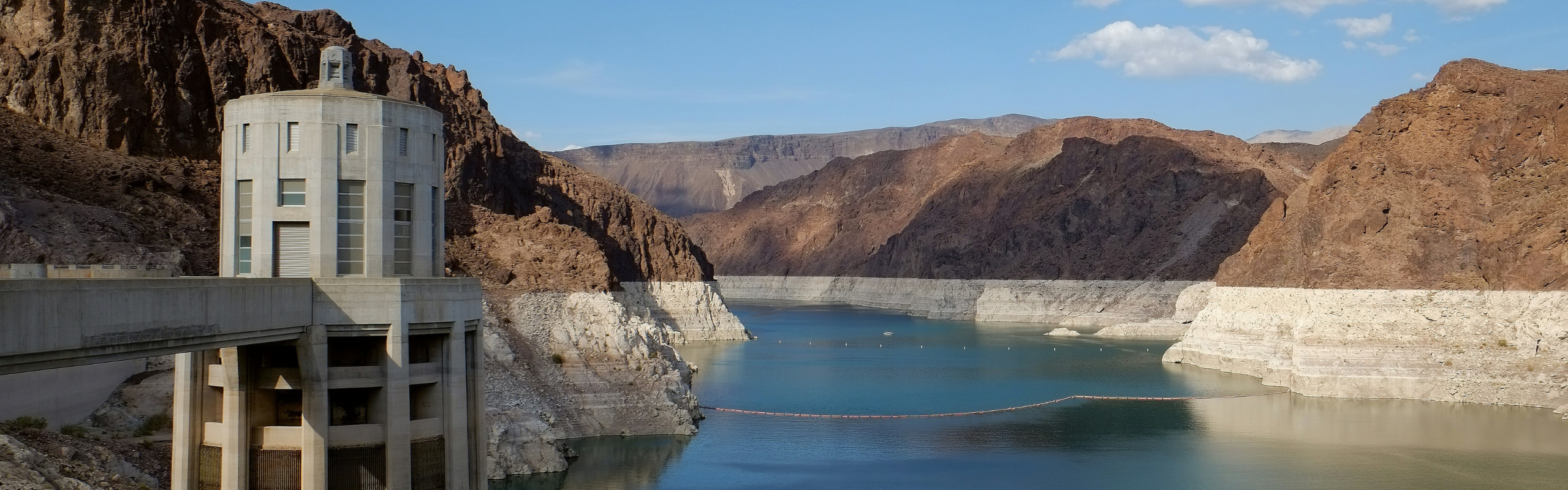 A view of the Hoover Dam.